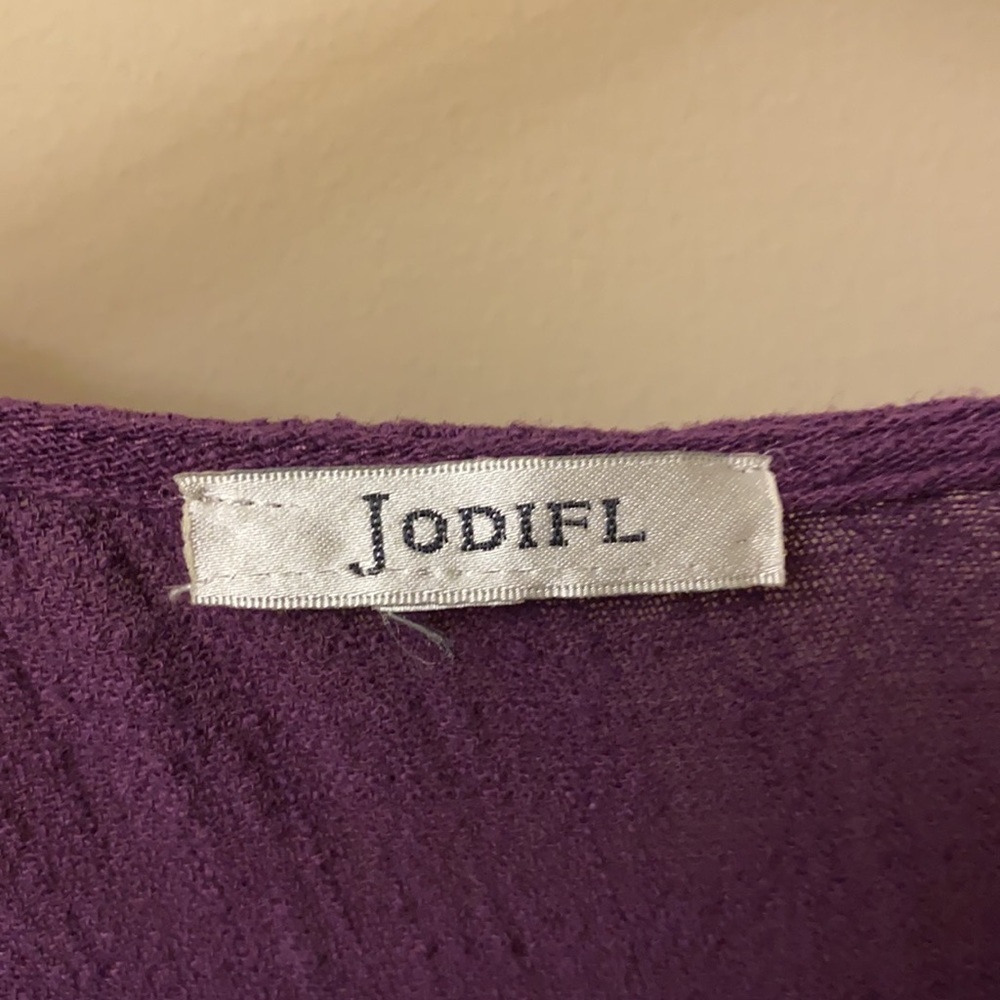 Jodifl Boho Lace tassel top purple S/M - Picture 4 of 9
